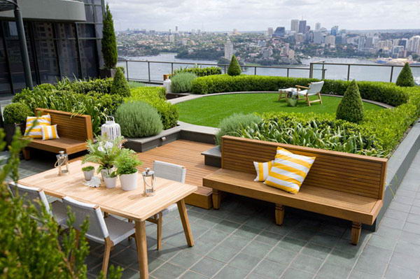roof top garden ideas roof top garden outdoor gardens 600x399