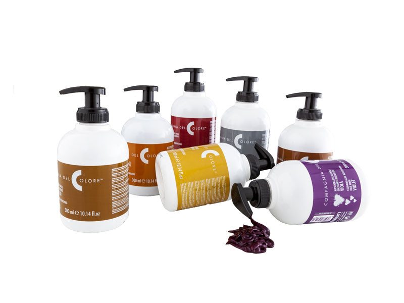 Maschera colorata per capelli