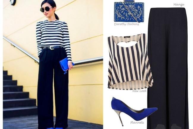 come abbinare i pantaloni palazzo 7a764e11f36d5f8b523e4c7969afe70d