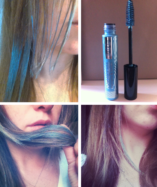 Come applicare mascara colorato per capelli