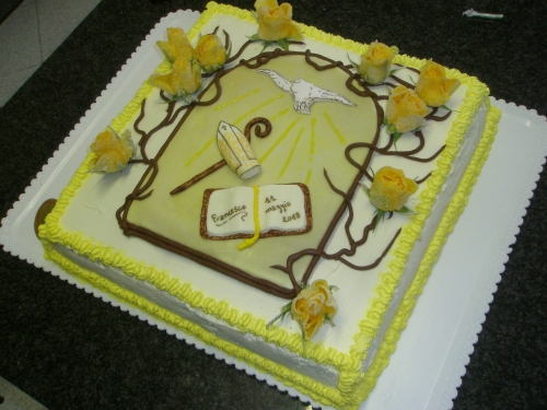 Decorazioni torte per cresima