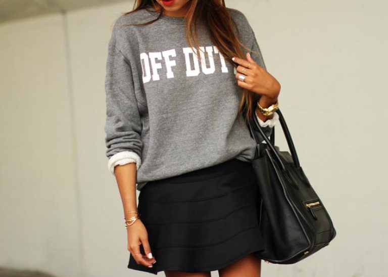 felpa e gonna abbinamenti TI04