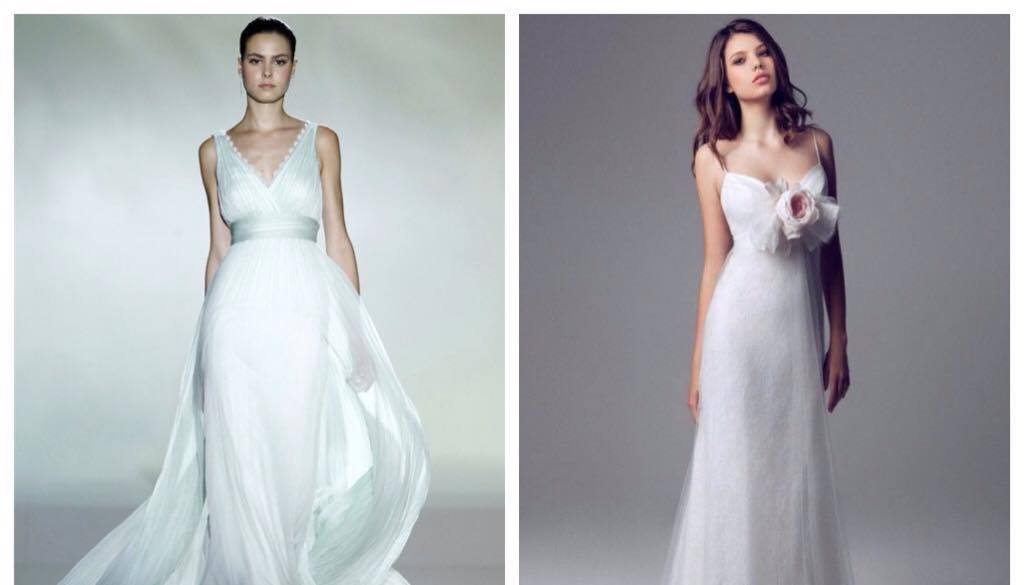 Modelli famosi di abiti da sposa stile impero