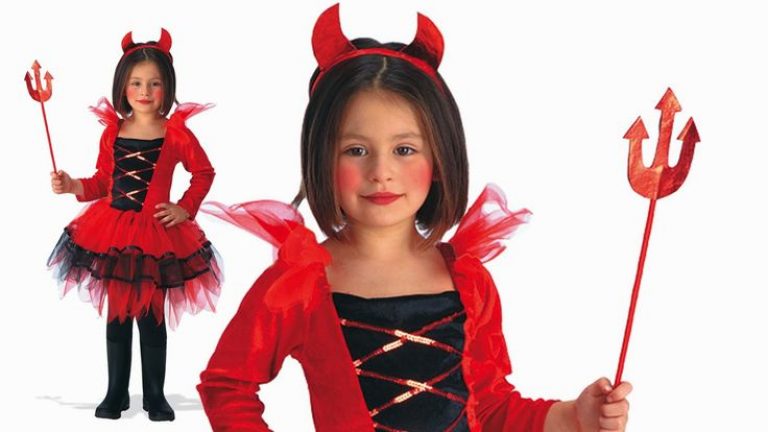 Come fare trucco diavoletta da bambina