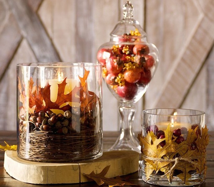 Foto centrotavola autunnali con fiori