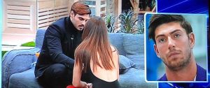 Francesco Monte cosa ha detto all'orecchio a Cecilia in diretta