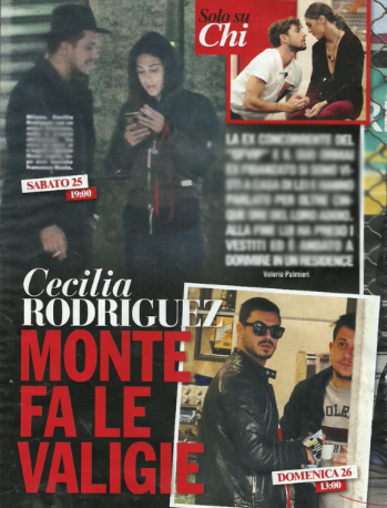 Francesco Monte e Cecilia Rodriguez