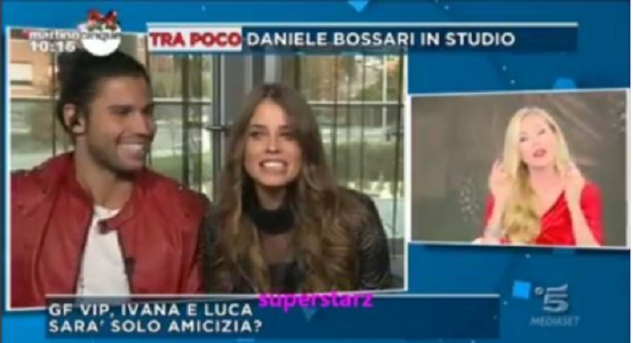 Bacio tra Luca e Ivana