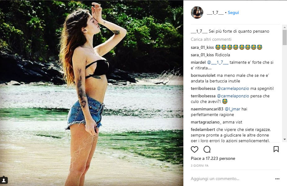 Chiara Nasti lascia l'Isola: i veri motivi