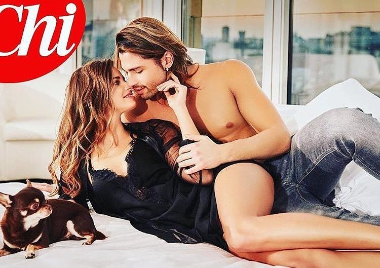 Finalmente sul set fotografico come una coppia