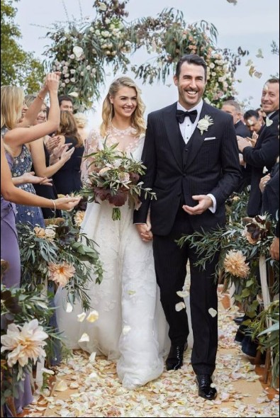 Il matrimonio di Kate Upton lo scorso anno.