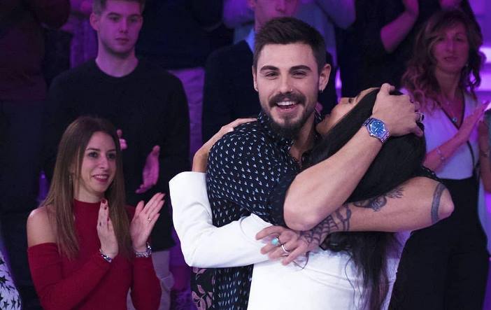 Francesco Monte e Paola a Verissimo