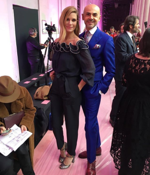 Daniele Bossari e Filippa Lagerback