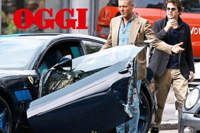 Lapo Elkann distrugge la Ferrari