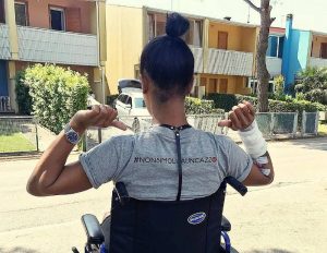 Georgette Polizzi ha la sclerosi multipla