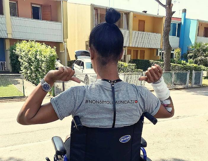 Georgette Polizzi ha la sclerosi multipla