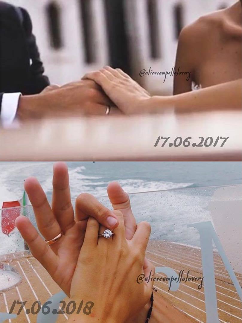 Alice Campello e Alvaro Morata