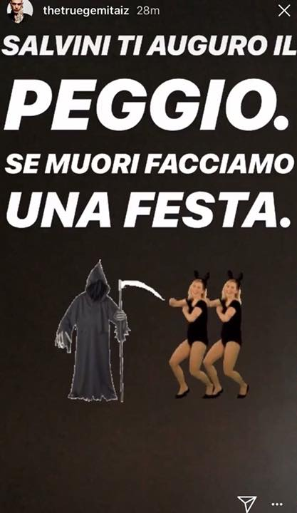 Gemitaiz contro Salvini