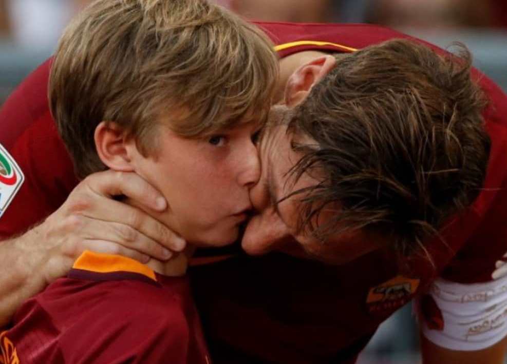 Ilary Blasi, Cristian Totti, Francesco Totti