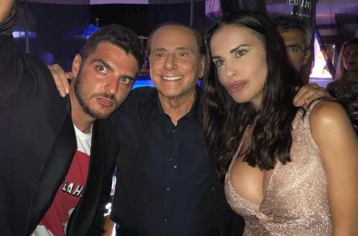 Antonella Mosetti e Silvio Berlusconi