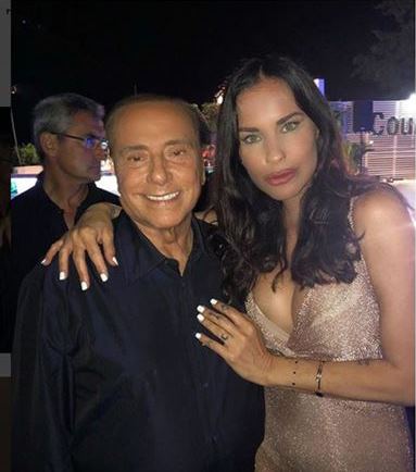 Antonella Mosetti e Silvio Berlusconi