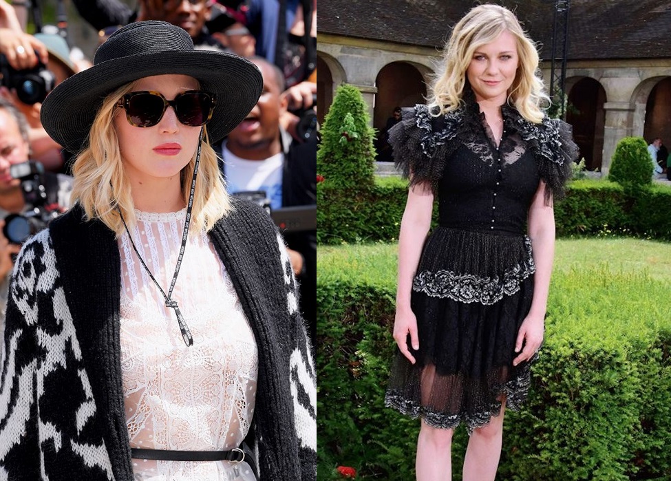 Jennifer Lawrence e Kirsten Dunst per Dior Couture