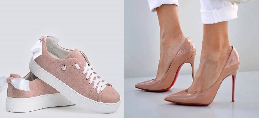 sneakers e d&eacute;coll&eacute;tes