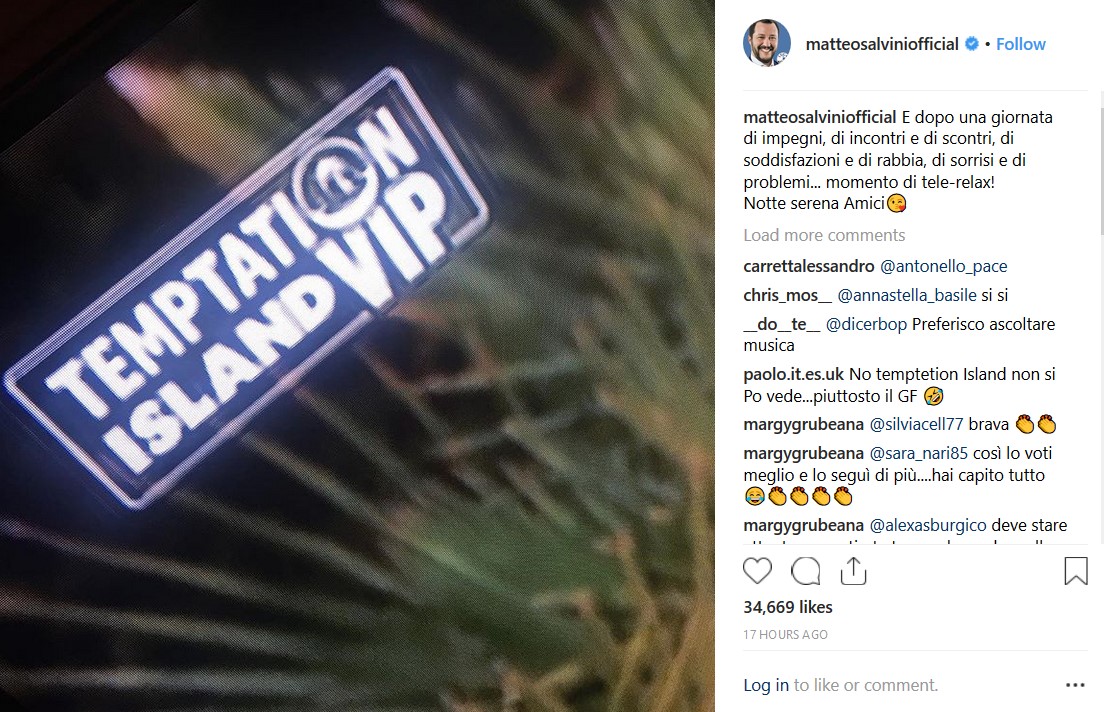 temptation island vip