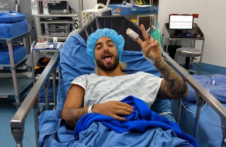 Maluma in ospedale