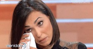 caterina balivo piange
