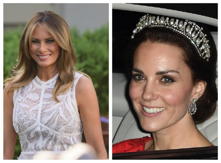 melania trump e kate middleton look