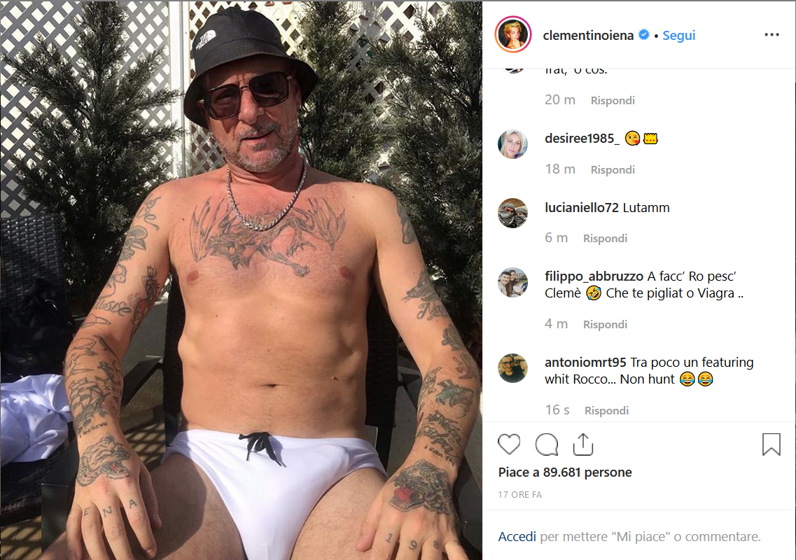 Clementino in costume