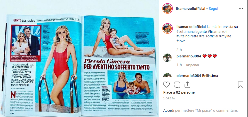 Lisa Marzoli gravidanza