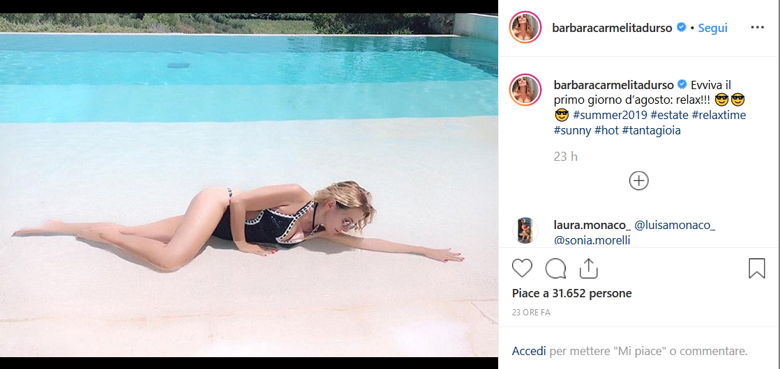 Barbara D'Urso bikini