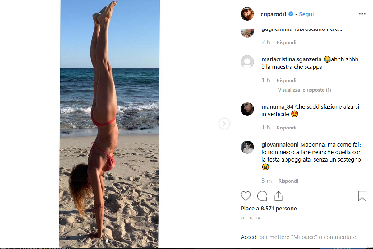 Cristina Parodi bikini