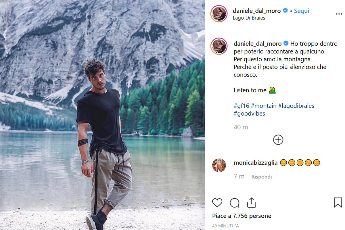 daniele dal moro confessione social