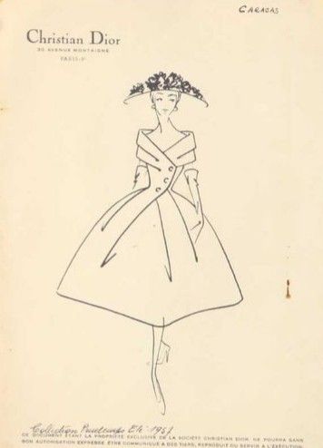 Christian Dior sketck