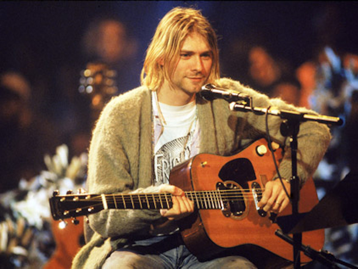 kurt cobain maglione all'asta