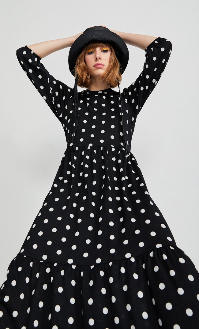 Abito midi Stradivarius