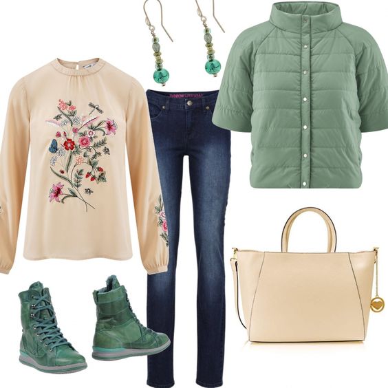 look casual verde salvia