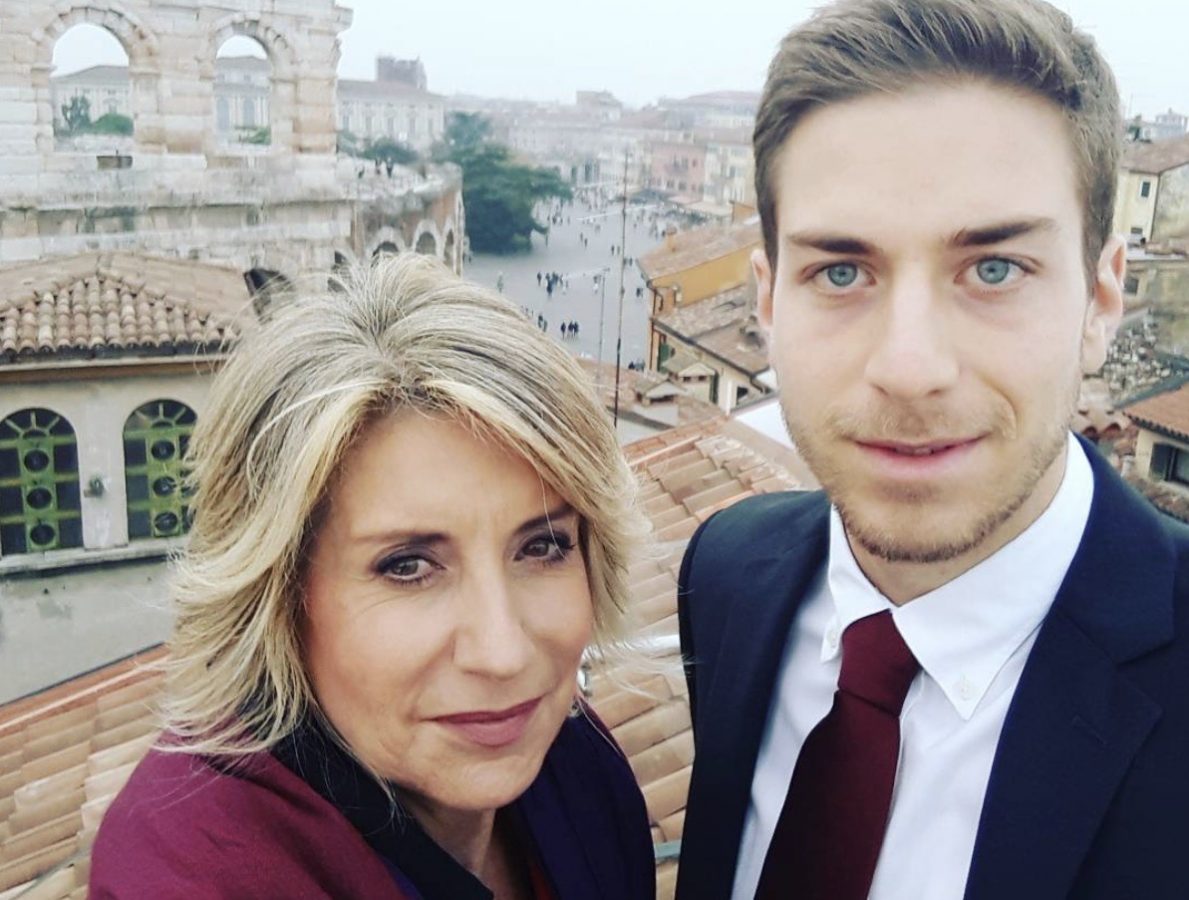 Tiziana Ferrario figlio