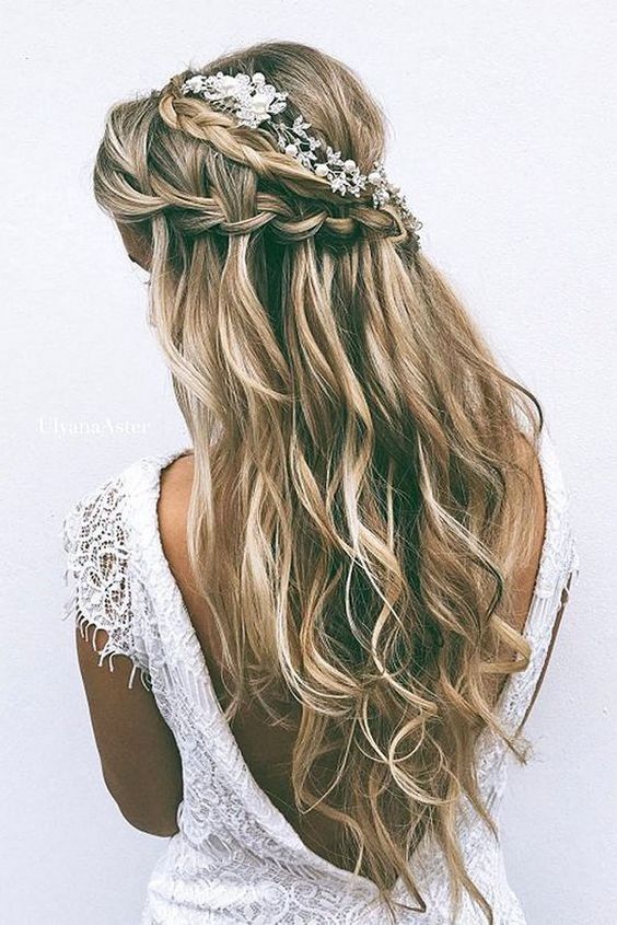 acconciatura sposa capelli lunghi