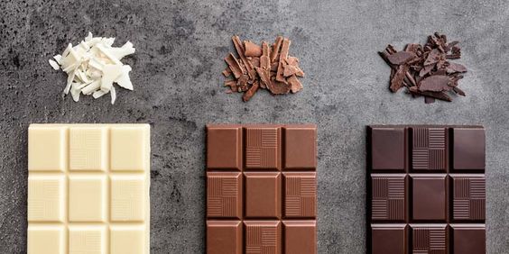 Cioccolato al latte e fondente