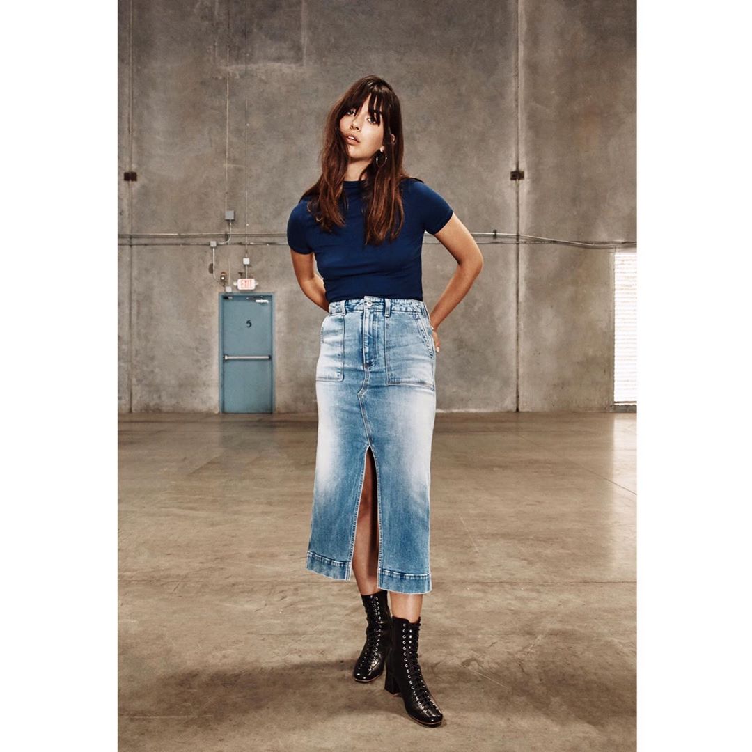 come indossare gona di jeans