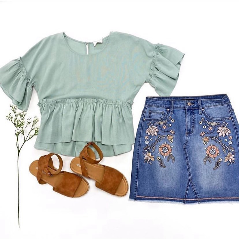 come indossare gona di jeans