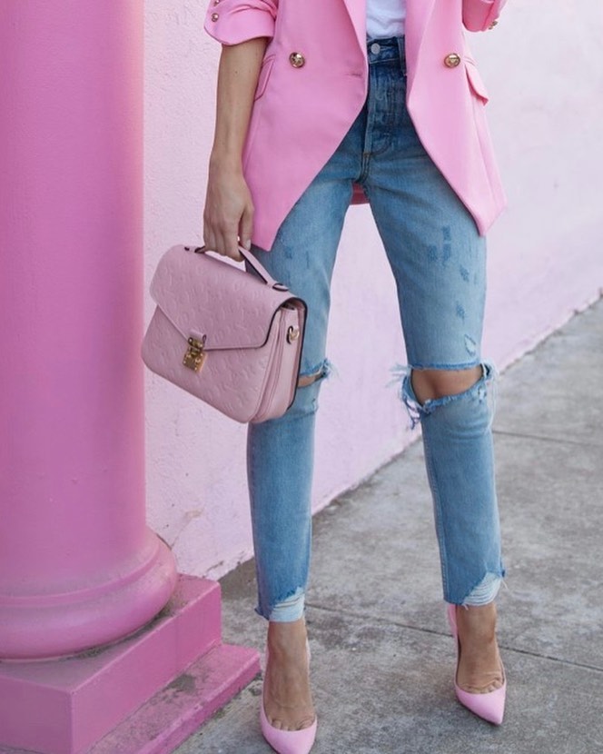 Moda Estate 2020 look rosa