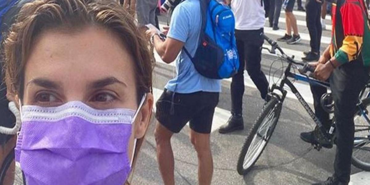 elisabetta canalis george floyd