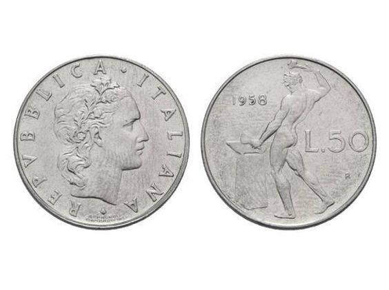 50 lire monete