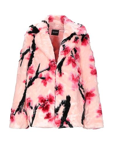 pelliccia ecologica guess rosa