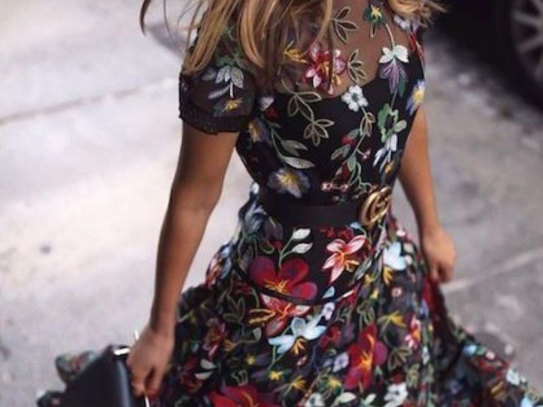 abiti a fiori tendenza autunno inverno 2020 21